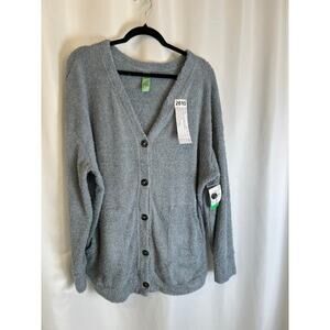 Honeydew Intimates Gray Morning Bliss Cardigan, Large
